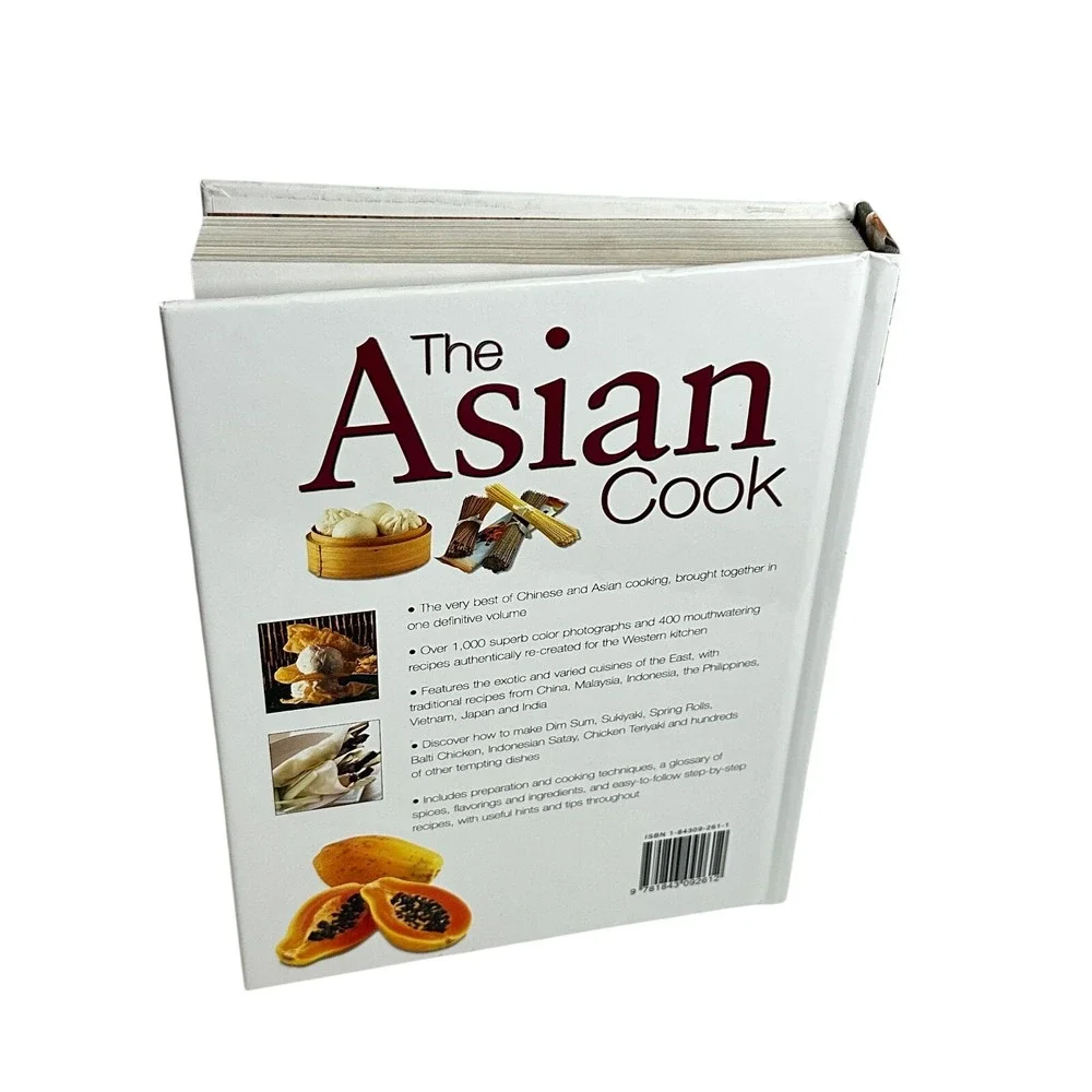 The Asian Cook Linda Doeser Hardcover 2001 Chinese Asian Recipes Encyclopedia